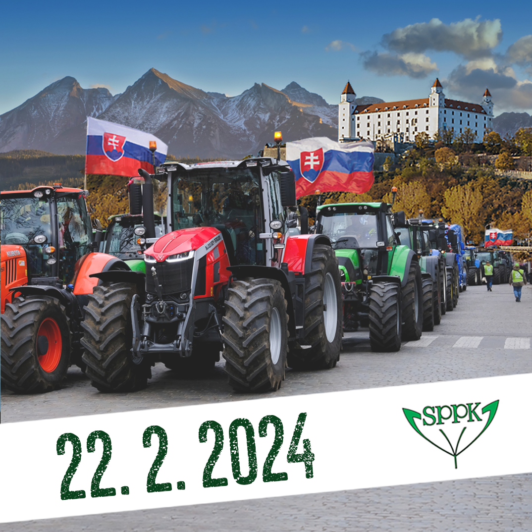 22. februára bude na cestách po celom Slovensku vyše  traktorov