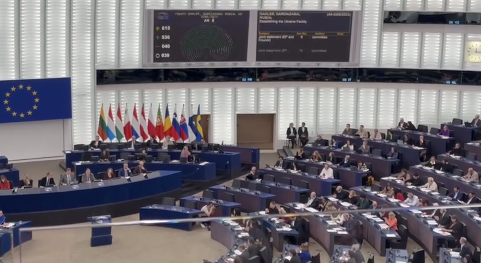 Európsky parlament hlasoval za poskytnutie pomoci Ukrajine vo výške 50 miliárd eur počas štyroch rokov