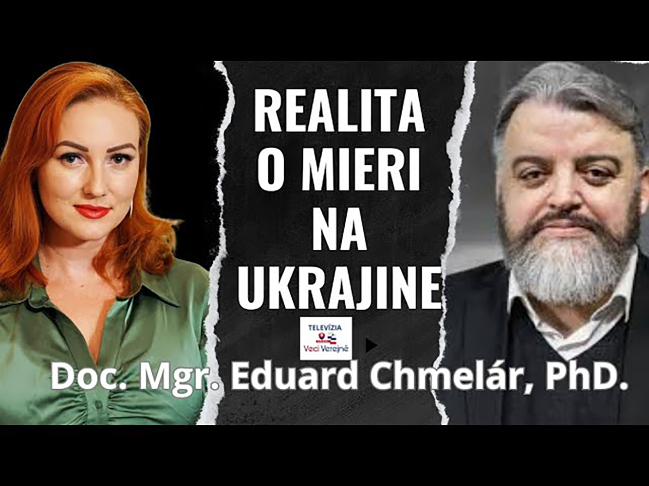 Eduard CHMELÁR: Vojna na UKRAJINE je pre to, aby sa rozšírilo NATO!