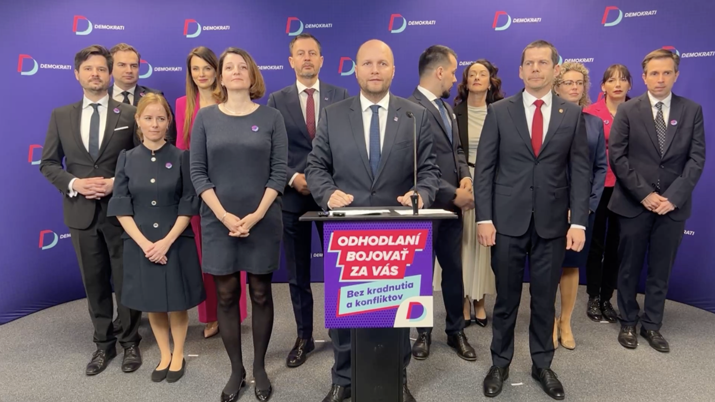 Demokrati predstavili kandidátku do Eurovolieb