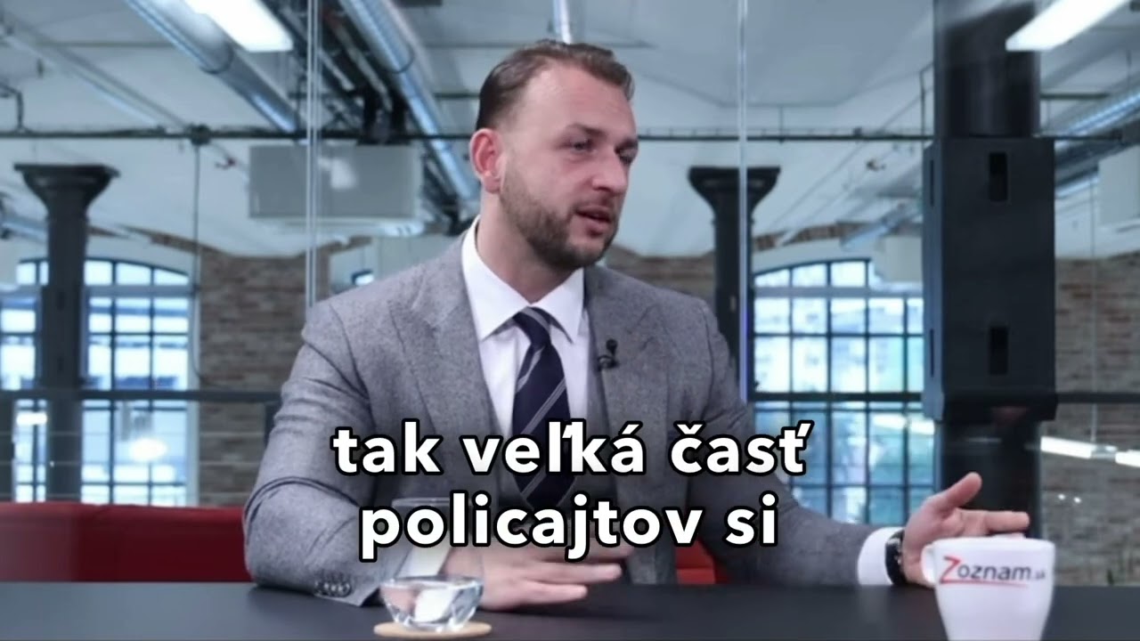 Matúš Šutaj Eštok: SLOVENSKU CHÝBA TRITISÍC POLICAJTOV