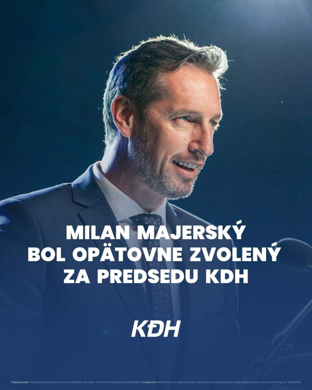 Milan Majerský bol opäť zvolený za presedu KDH