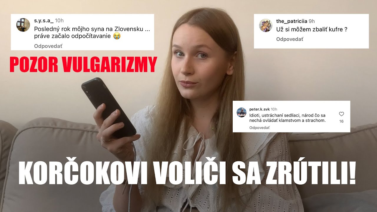 Lívia Pavlíková: Čítam komentáre. Korčokovi voliči sa zrútili!