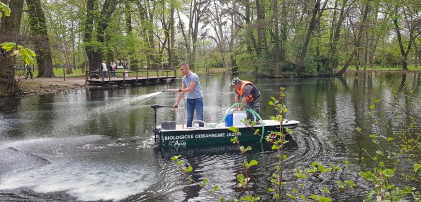 Čistenie jazierka v Zámockom parku v Pezinku: Ekologický prístup k zachovaniu čistoty