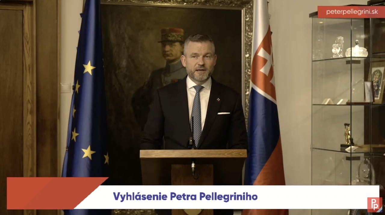 Vyhlásenie Petra Pellegriniho (Video)