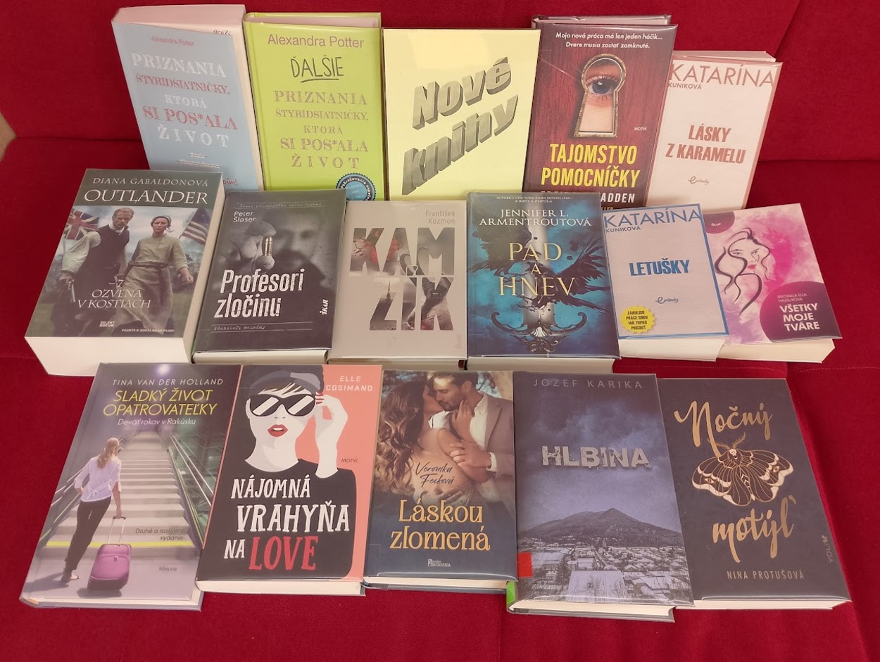 Mestská knižnica v Krompachoch prichádza s novou ponukou knižných noviniek