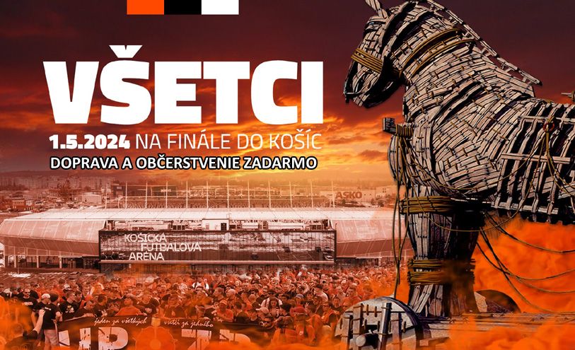 Výjazd na finále Slovnaft Cupu do Košíc: doprava a občerstvenie zadarmo 
